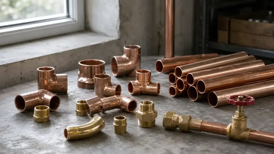 Kobberrør & fittings