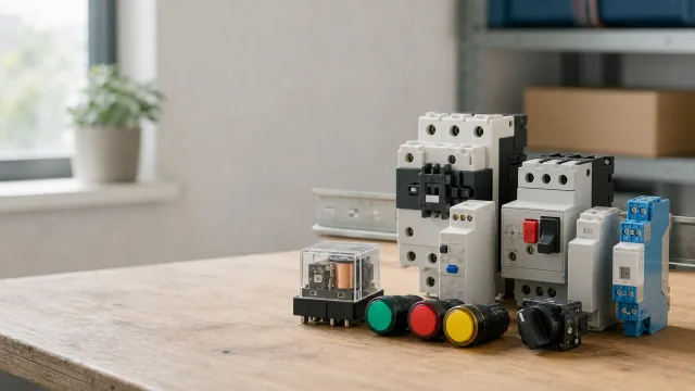 Relæer, kontaktorer & motorværn
