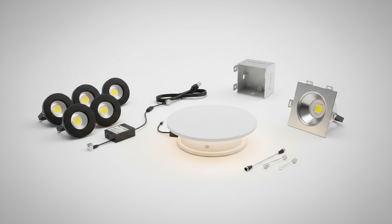 Downlights og indbygningsspot