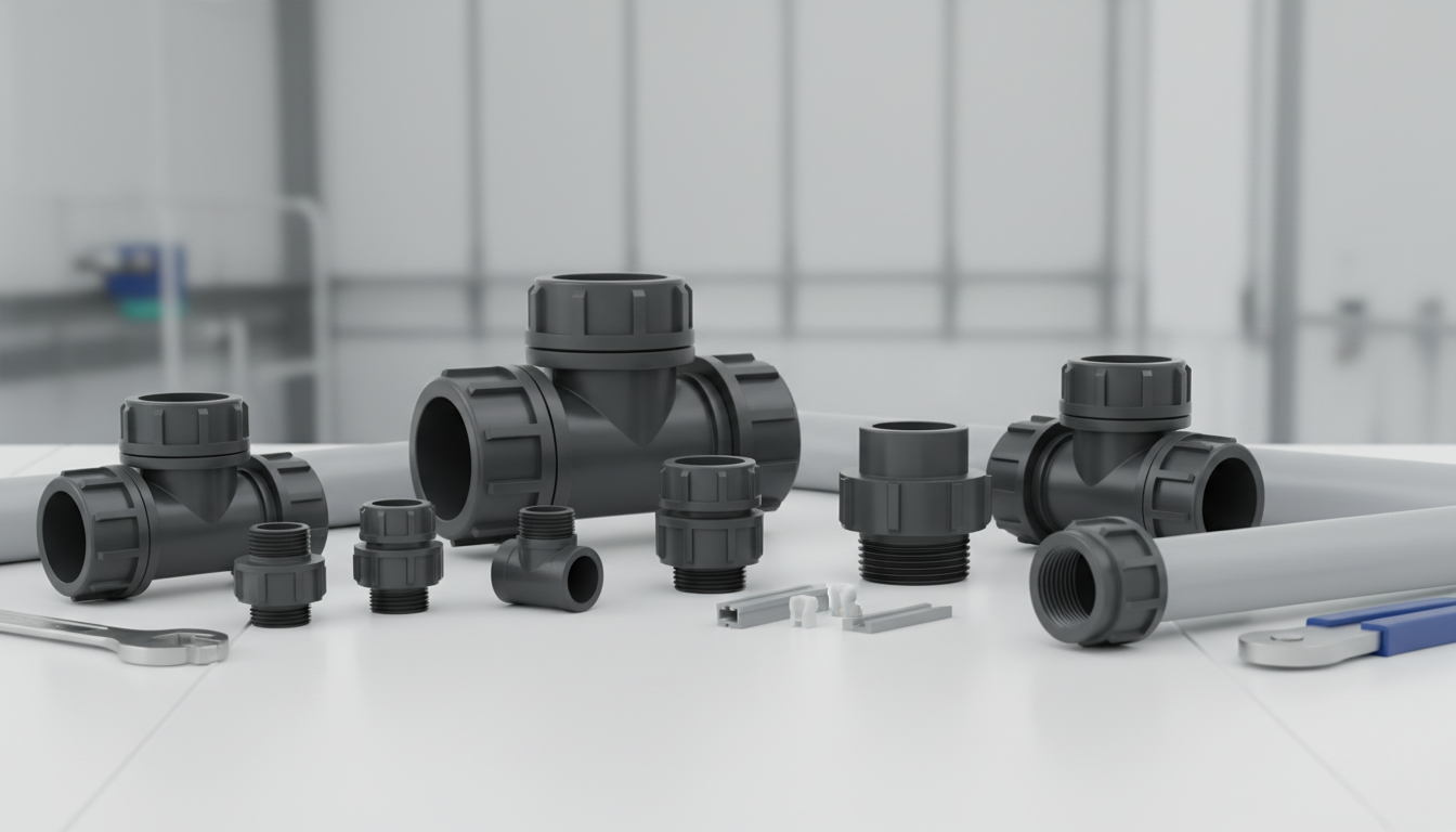Industrielle plastikfittings