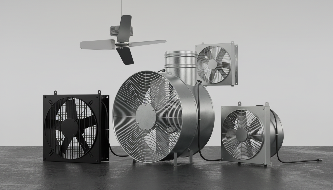 Industrielle ventilatorer