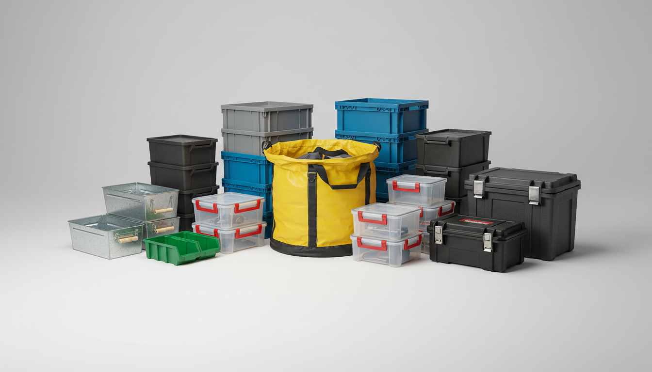 Opbevaring og containere