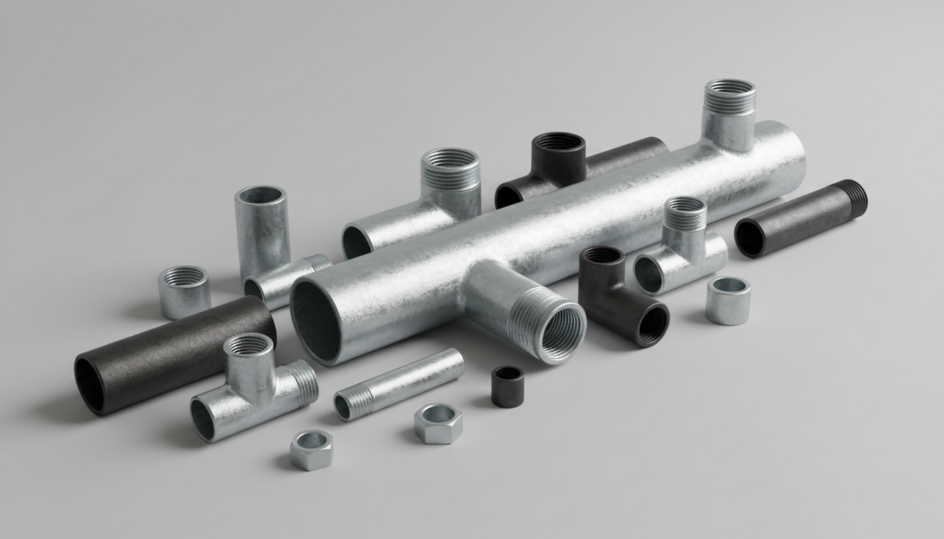 Galvaniserede rør & fittings